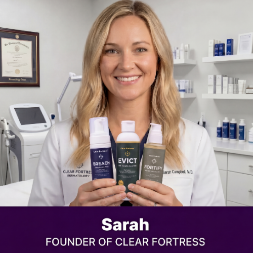 THE CLEAR FORTRESS™ - 3-Phase Acne Defense System