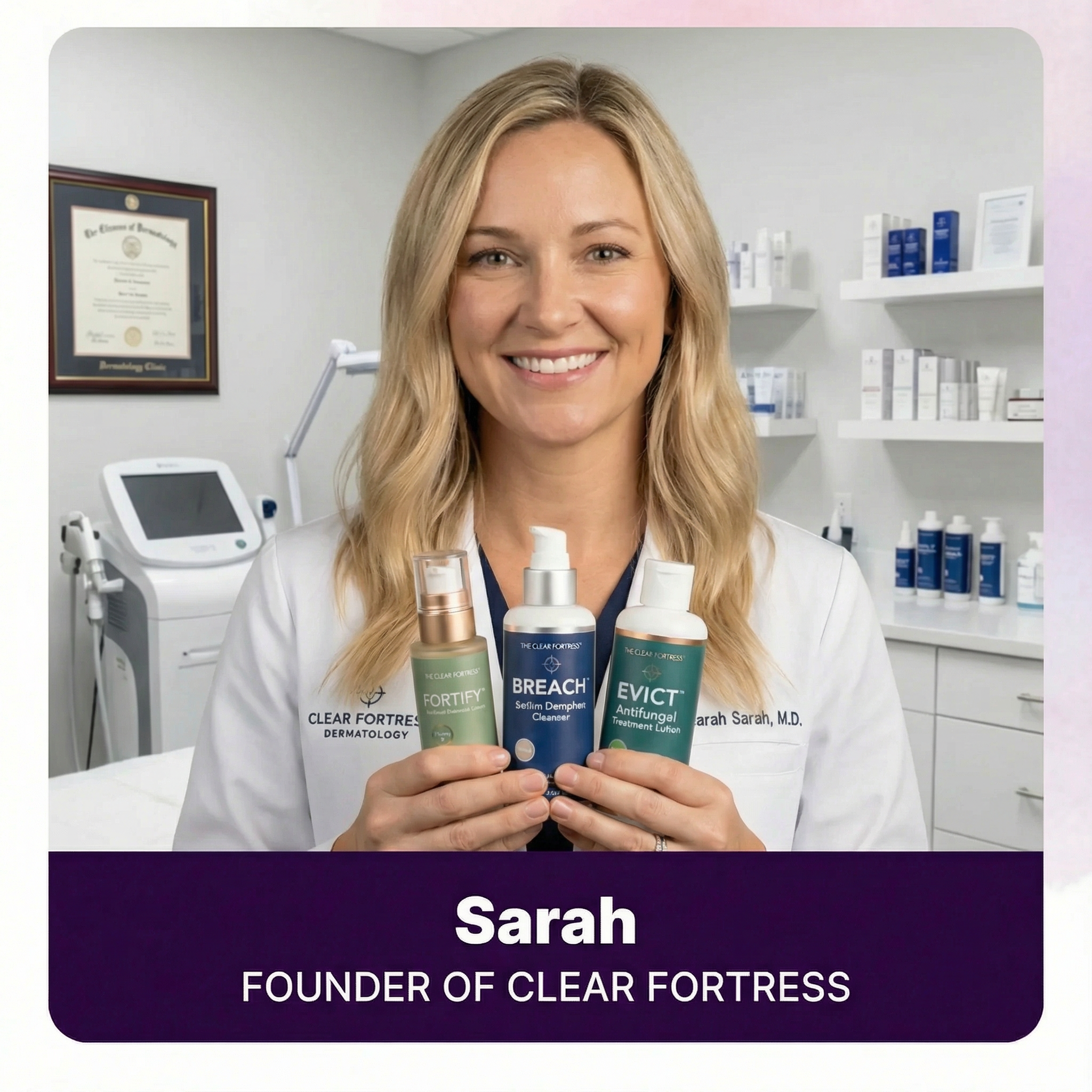 THE CLEAR FORTRESS™ - 3-Phase Acne Defense System