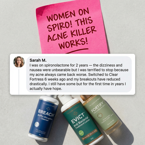 THE CLEAR FORTRESS™ - 3-Phase Acne Defense System