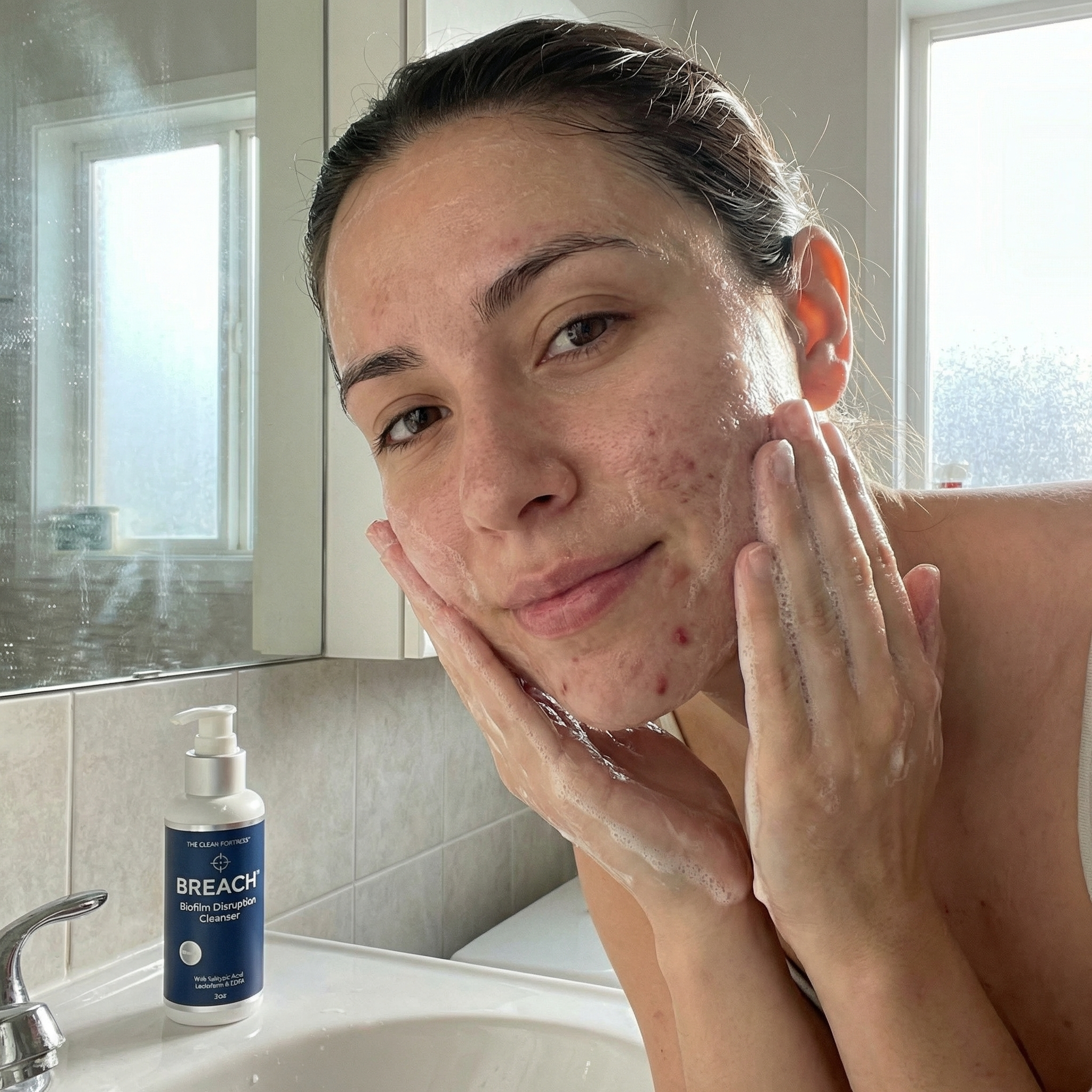 THE CLEAR FORTRESS™ - 3-Phase Acne Defense System